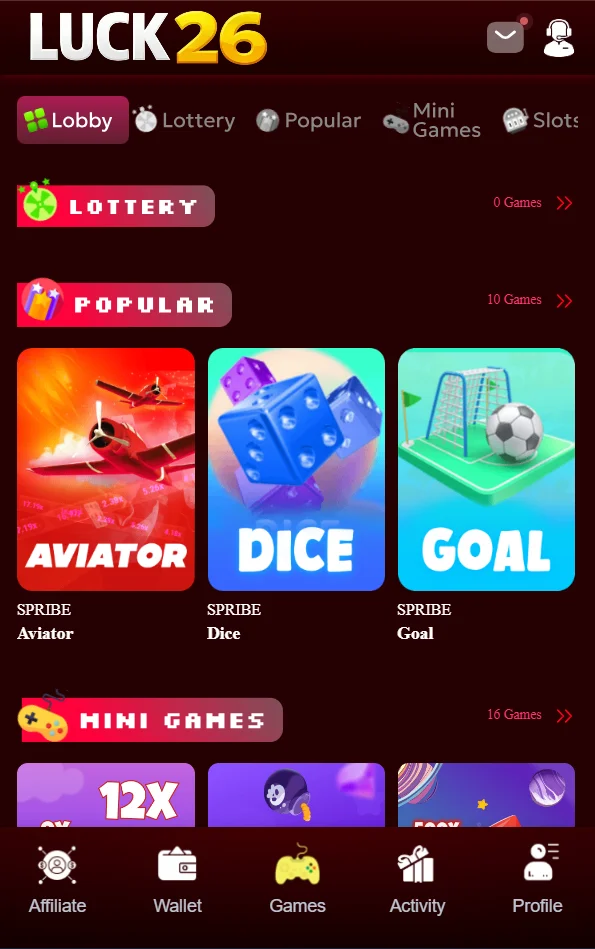 Luck 26 Game APK