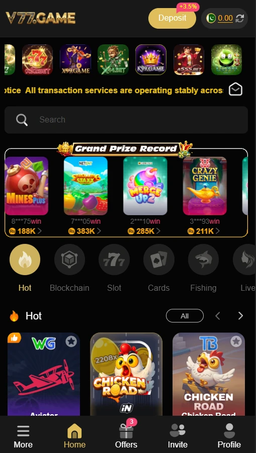 V77 Login Real Earning App in Pakistan