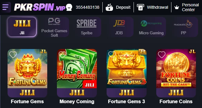 PKR Spin Game