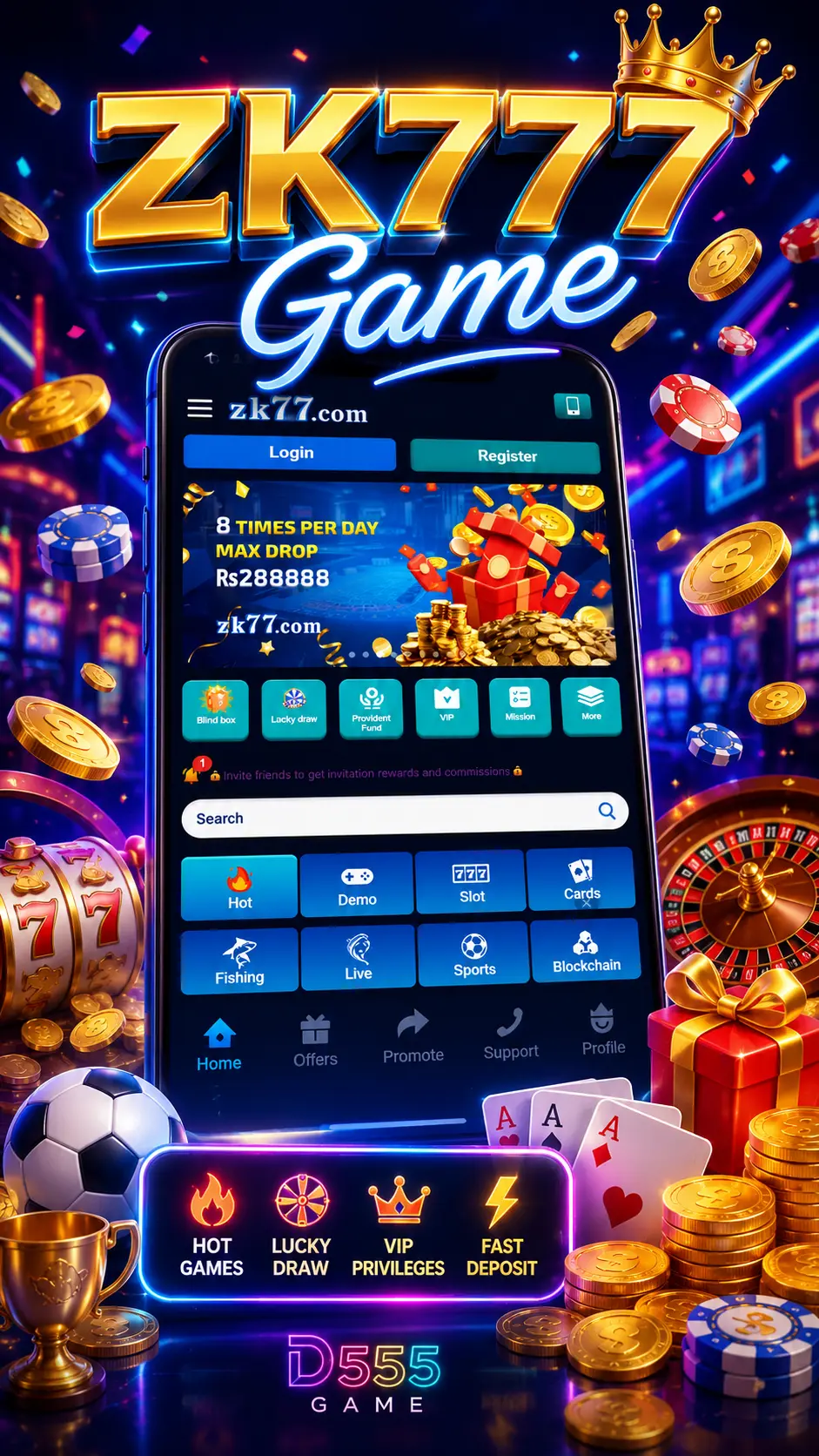 ZK777 login